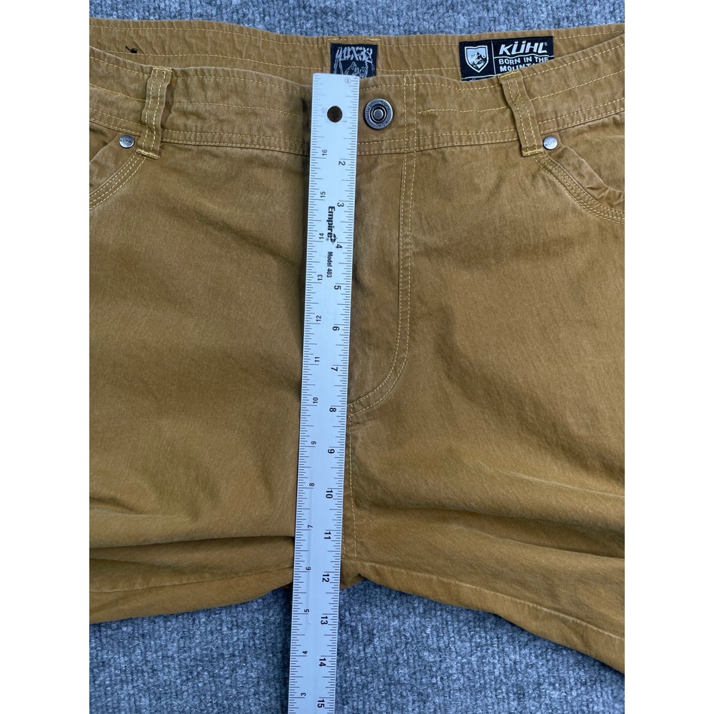Kuhl Revolvr Lean Pants Mens 40x32 Brown Uberkuhl Articulated Knee Outdoor - Picture 7 of 12